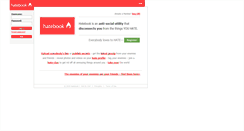 Desktop Screenshot of hatebook.org