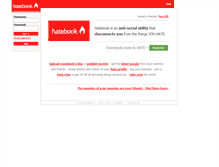 Tablet Screenshot of hatebook.org